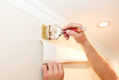 Pose de papier peint à Saint-Étienne-de-Chigny — revêtements muraux et toiles de verre